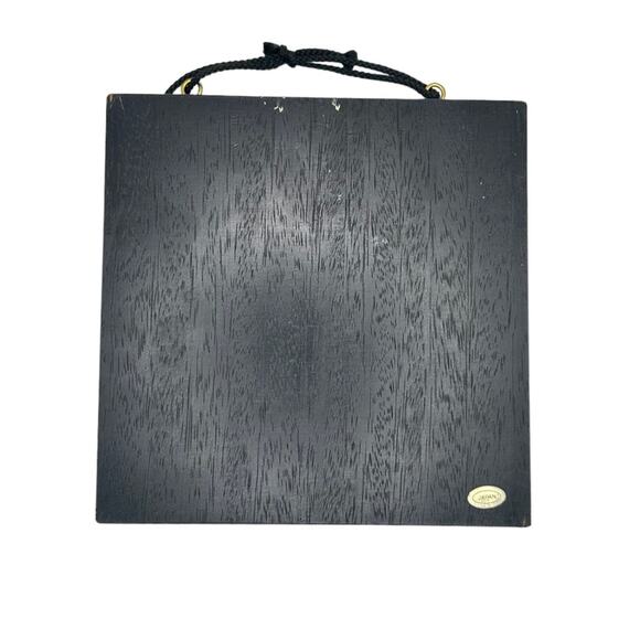 Vintage Ceramic Tile in Wood Antique Cars Automobile Maxwell 1911 Made in Japan - Picture 2 of 4